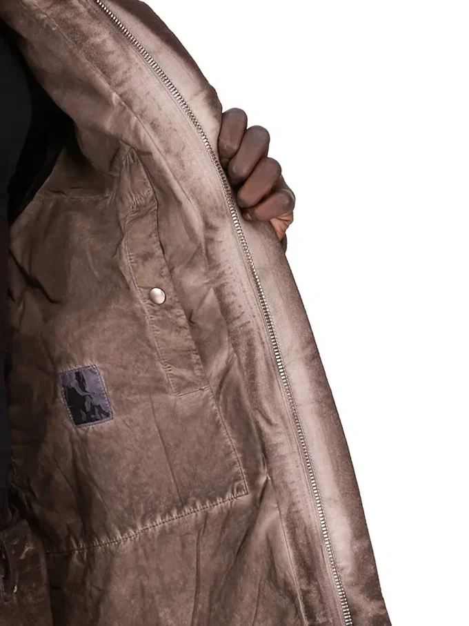 DRKSHDW FW25 CONCORDIANS DOLD DRAGKEDJA I DRKDUST BORSTAD BOMULL. DU02E7775BMO-78