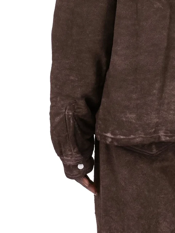 DRKSHDW FW25 CONCORDIANS DOLD DRAGKEDJA I DRKDUST BORSTAD BOMULL. DU02E7775BMO-78