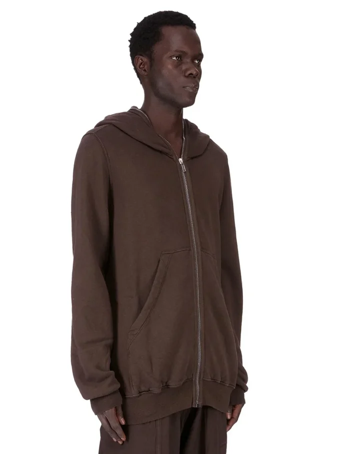 DRKSHDW FW25 CONCORDIANS JUMBO GIMP HOODIE I DARK DUST SLUB FELPA DU02E7283FSL-78