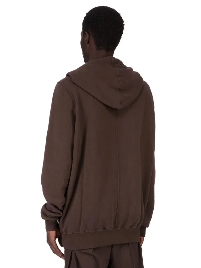 DRKSHDW FW25 CONCORDIANS JUMBO GIMP HOODIE I DARK DUST SLUB FELPA DU02E7283FSL-78