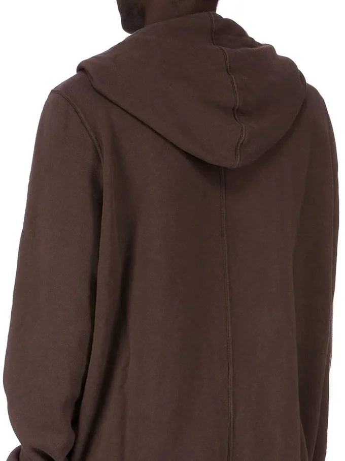 DRKSHDW FW25 CONCORDIANS JUMBO GIMP HOODIE I DARK DUST SLUB FELPA DU02E7283FSL-78