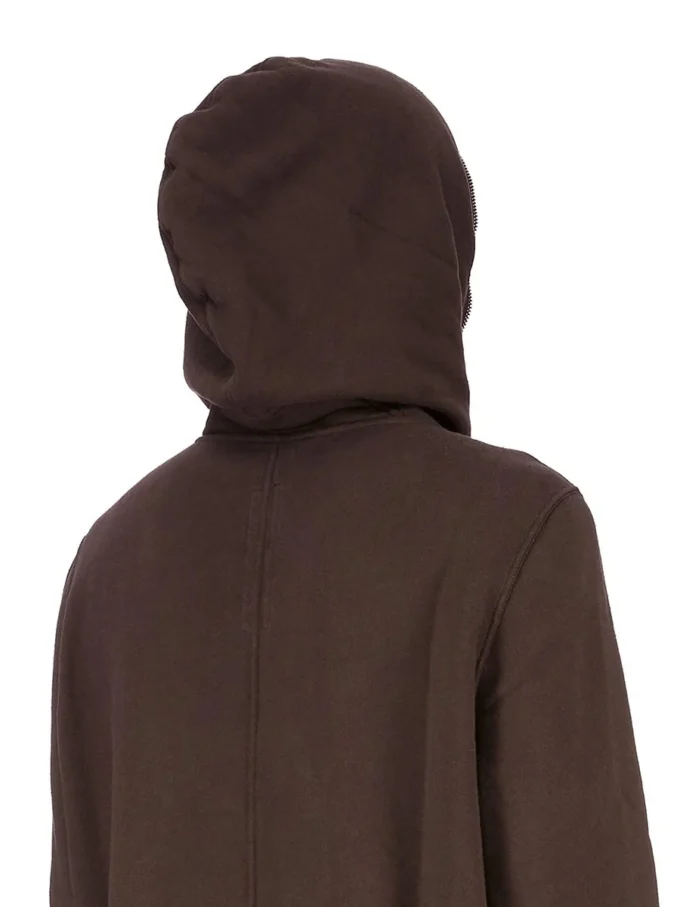 DRKSHDW FW25 CONCORDIANS JUMBO GIMP HOODIE I DARK DUST SLUB FELPA DU02E7283FSL-78