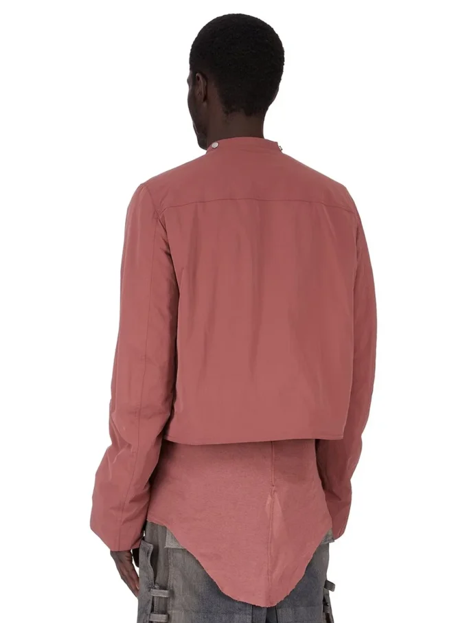 RICK OWENS FW25 CONCORDIANS CARGO JKT I MATT NYLON I ROSEWOOD. RU02E1762MT-13