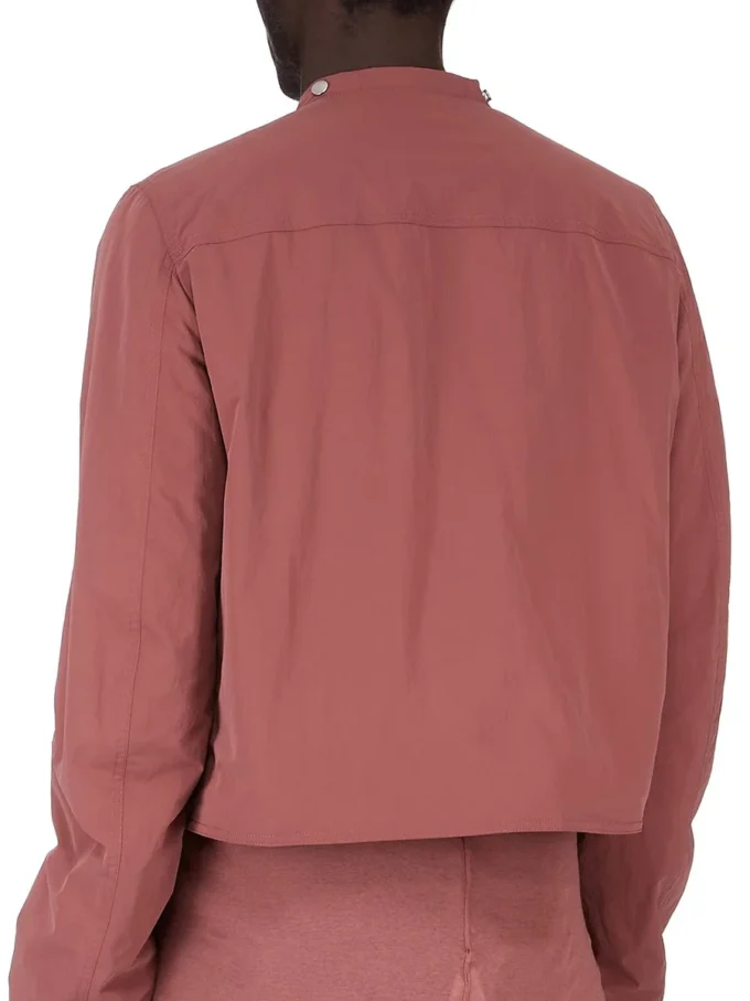 RICK OWENS FW25 CONCORDIANS CARGO JKT I MATT NYLON I ROSEWOOD. RU02E1762MT-13