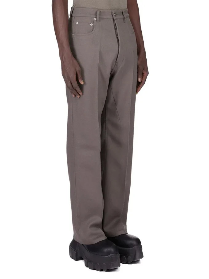 RICK OWENS FW25 CONCORDIANS CATWAY GETH-JEANS I DUST WOOL DRILL. RU02E1333WD-34