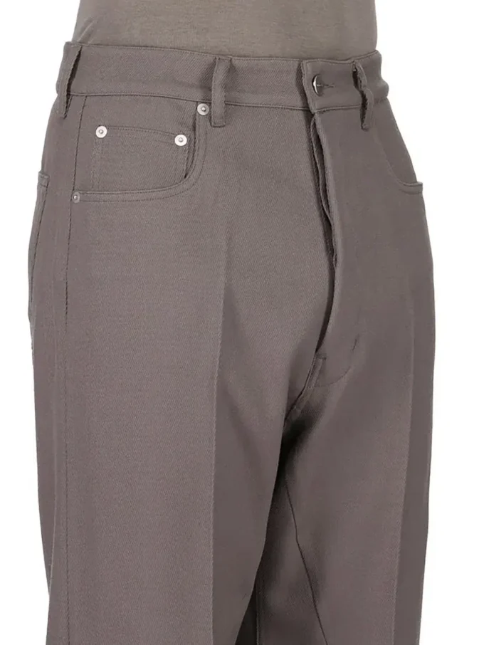 RICK OWENS FW25 CONCORDIANS CATWAY GETH-JEANS I DUST WOOL DRILL. RU02E1333WD-34