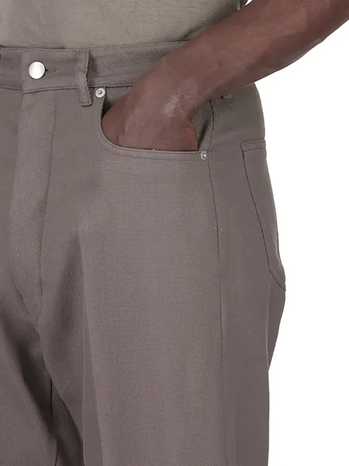 RICK OWENS FW25 CONCORDIANS CATWAY GETH-JEANS I DUST WOOL DRILL. RU02E1333WD-34