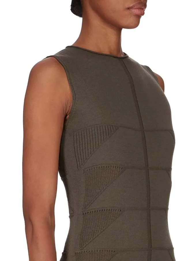 RICK OWENS FW25 CONCORDIANS LINNEKLÄNNING MED MOTIVO I LÄTT RASATO-STICKNING I BOSCO RP02E4676MLK-25 RICK OWENS FW25 CONCORDIANS LINNEKLÄNNING MED MOTIVO I LÄTT RASATO-STICKNING I BOSCO RP02E4676MLK-25