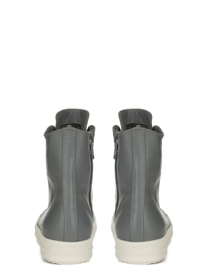 RICK OWENS FW25 CONCORDIANS SNEAKERS I TÄTTAT INDIGO/MJÖLK/MJÖLK FULLGRAIN COW LÄDER RP02E4890LCO-0611