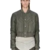 RICK OWENS FW25 CONCORDIANS VATTAD FLYGJAKKA I BOSCO LIGHT NYLON. RU02E1727NPT1-25