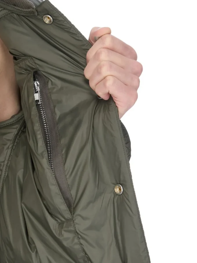 RICK OWENS FW25 CONCORDIANS VATTAD FLYGJAKKA I BOSCO LIGHT NYLON. RU02E1727NPT1-25