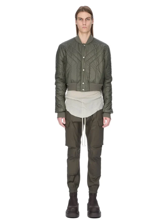 RICK OWENS FW25 CONCORDIANS VATTAD FLYGJAKKA I BOSCO LIGHT NYLON. RU02E1727NPT1-25