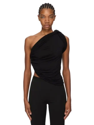 RICK OWENS LILIES FW25 CONCORDIANS ANITA-TOPP I VISKOSCREPÉJERSEY LI02E3110RV-09