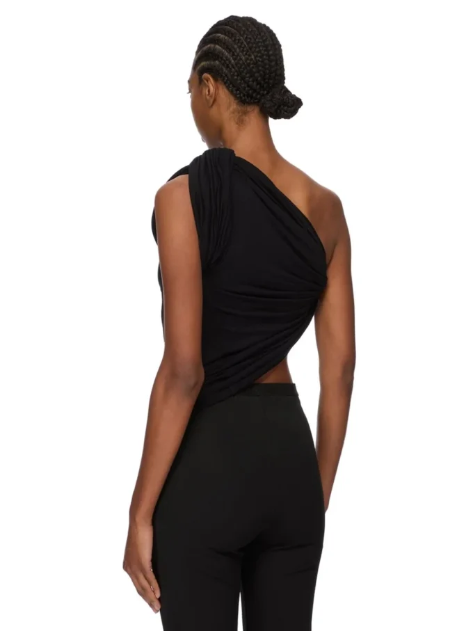 RICK OWENS LILIES FW25 CONCORDIANS ANITA-TOPP I VISKOSCREPÉJERSEY LI02E3110RV-09