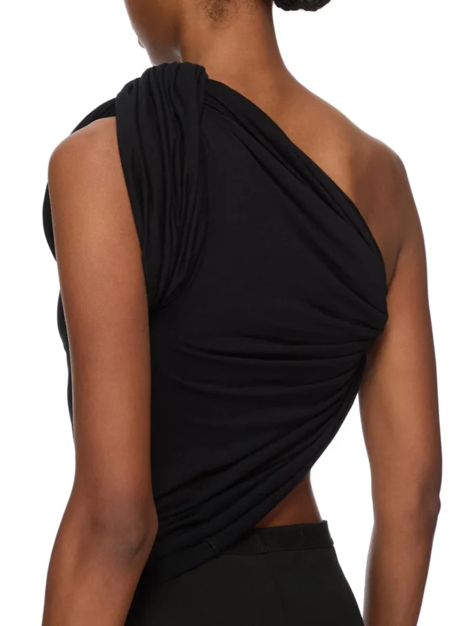 RICK OWENS LILIES FW25 CONCORDIANS ANITA-TOPP I VISKOSCREPÉJERSEY LI02E3110RV-09